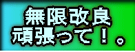 無限改良 頑張って！。 
