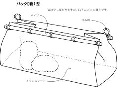 ごみネット　バック式　鞄式　