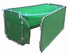 折りたたみ式 ゴミステーション　カラス対策